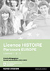 Licence 1-2-3 Histoire - Parcours Europe